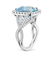 10.10ct Icy Sapphire And 2.15ct Diamond Ring