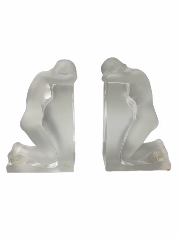 Lalique "Reverie" Bookends (1 of 5)