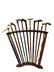Wooden Cane Rack Set (11) Eleven Canes. See photos