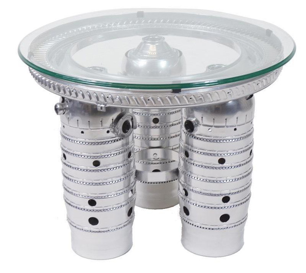 Rare Jt8 Jet Engine Modern Table