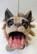 Antique Paper Mache French "Growler Dog" - 3