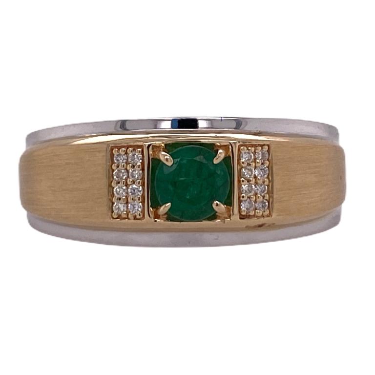 Effy Men's 0.50ct Emerald Diamond Ring (1 of 4)