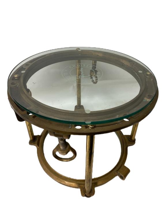 Brass Hardware nautical ship Table (1 of 4)