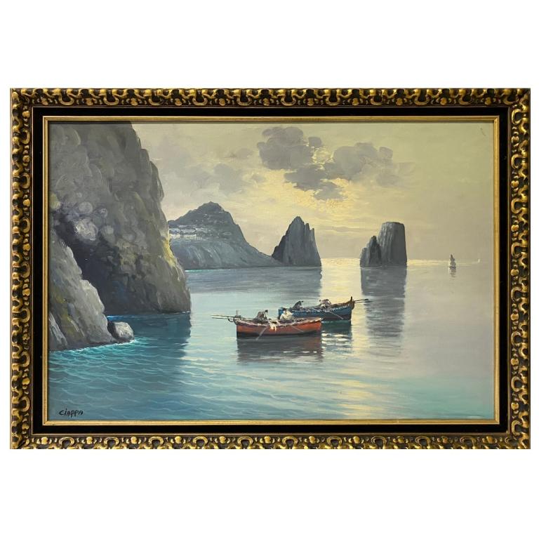 Carlo Ciappa Seascape Oil Painting (1 of 4)