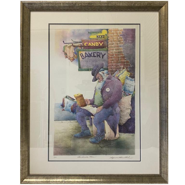 (4) Four Lithographs On Paper. Framed. (1 of 20)