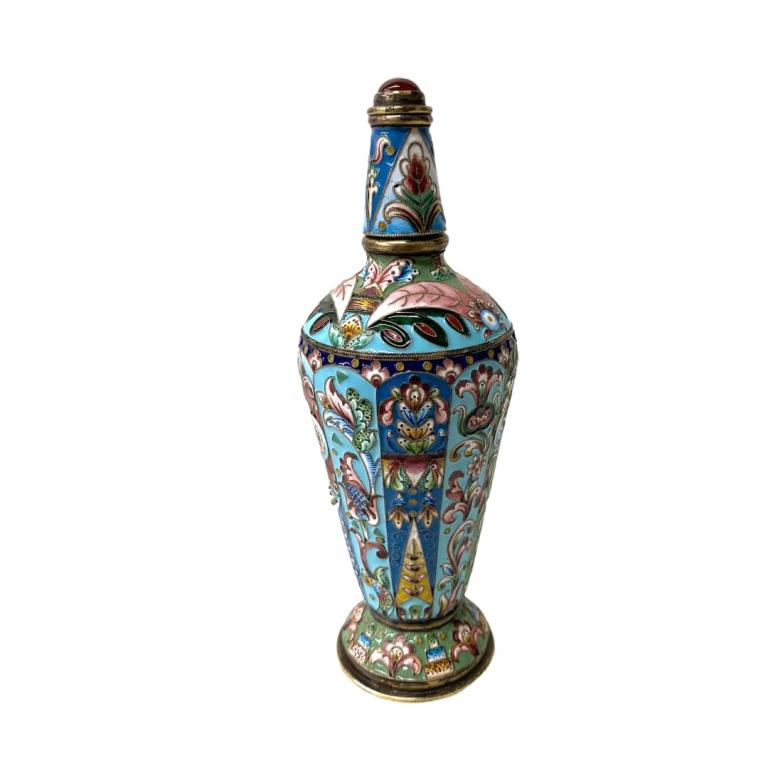 Russian Imperial Enamel Scent Bottle (1 of 9)