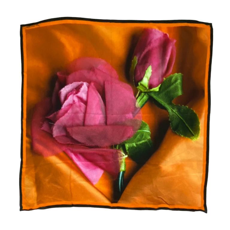 Antoni & Allison Scarf: Antoni & Allison Scarf Square Silk Crepe de Chine Measures: 35 inches high x 35 inches wide Aprox.