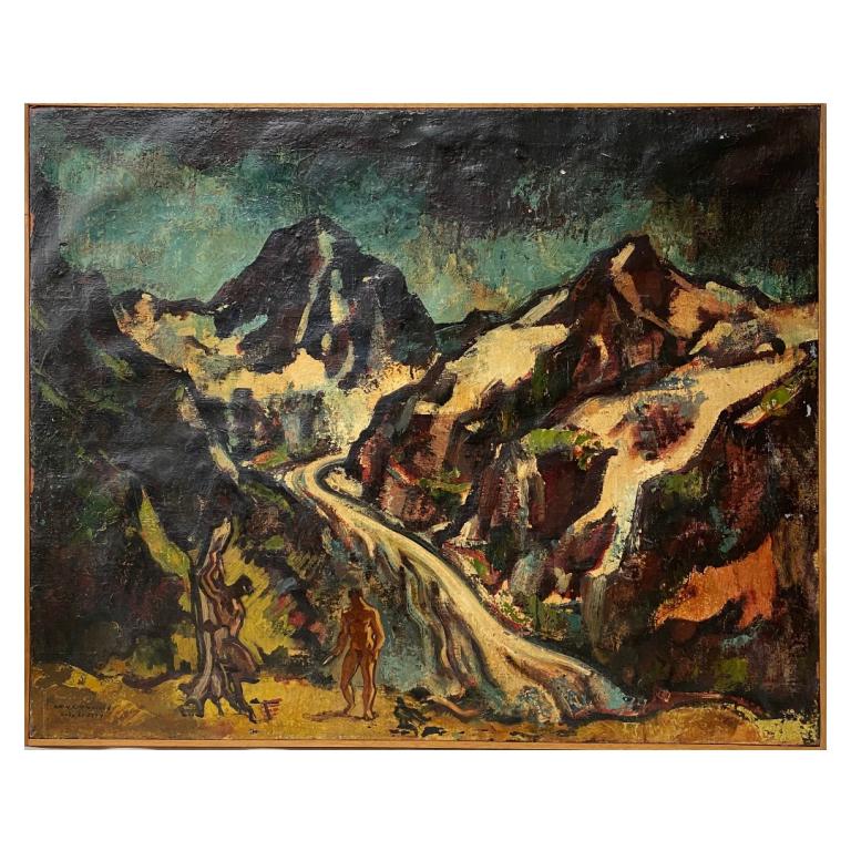 William Horace Littlefield (American, 1902-1969): William Horace Littlefield (American, 1902-1969) oil on canvas. Measures 29 1/2 inches high 36 inches wide. Including Frame.