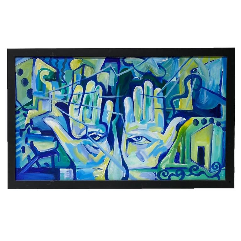 Unknown Artist "Abstracted hands" (1 of 4)
