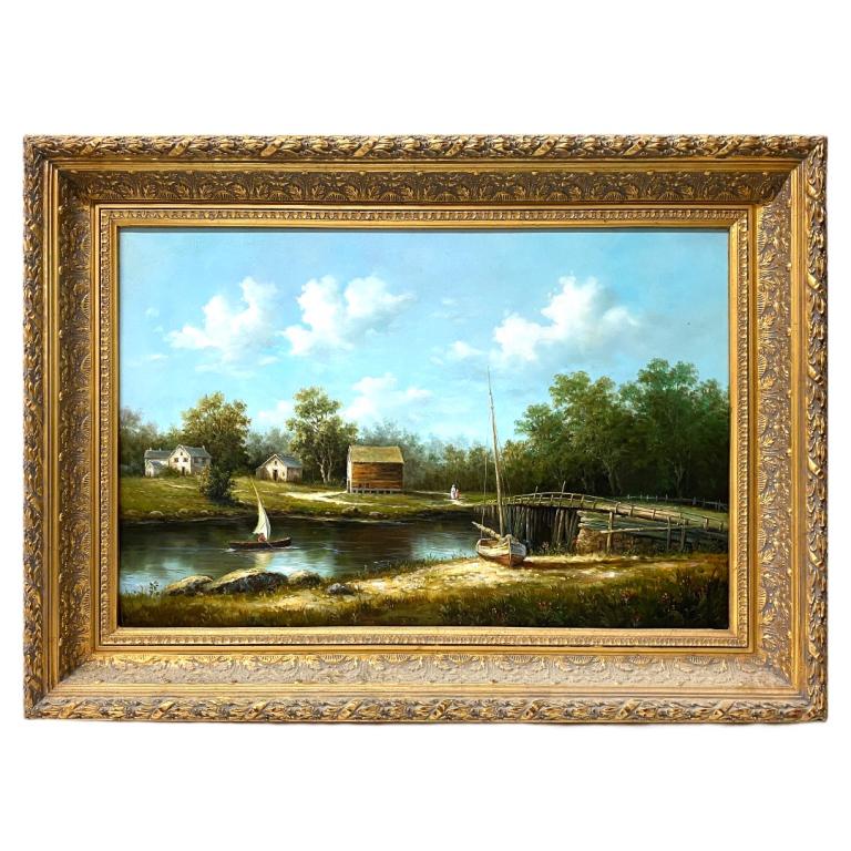 Large Decorative Oil Painting (1 of 4)