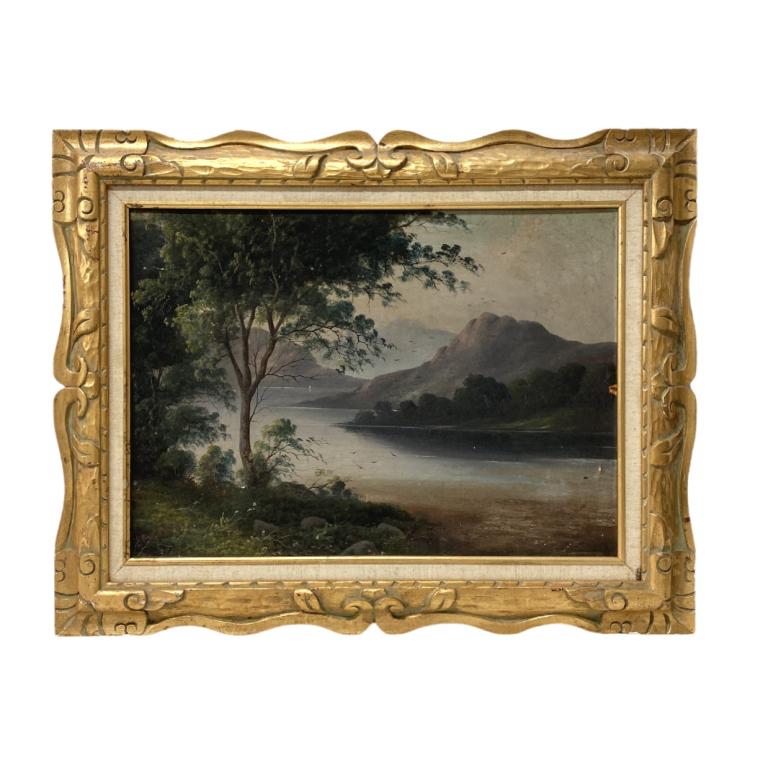 Artist Unknown Mountain Scene (1 of 4)