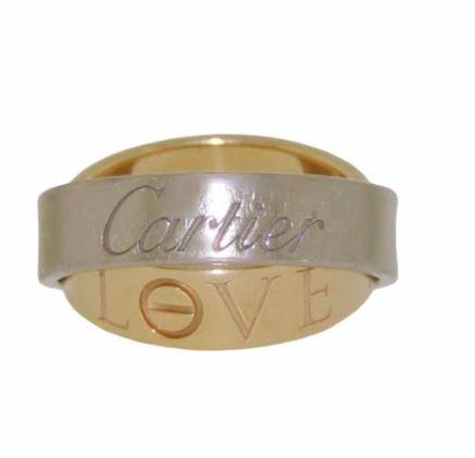 Cartier 18K Love Secret Ring Retail $3,200: Cartier 18k White Gold and 18k Pink Gold Love Secret Ring Pendant From the Cartier Love Collection ~ This particular model ring is call the Cartier Secret Ring Pendant ­ A versatile item of jewelry w