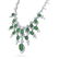 OVAL EMERALD NECKLACE - 2