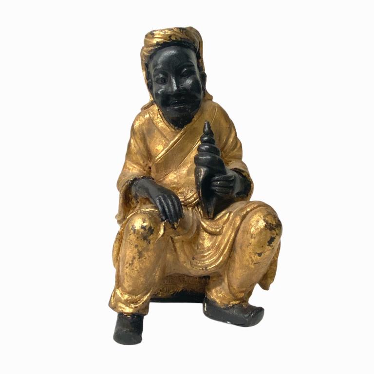 Chinese Gilt Bronze Seated Buddha Sculpture (1 of 5)
