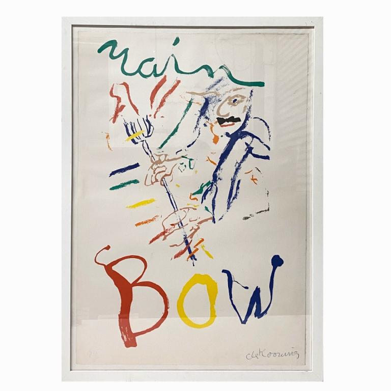 Willem de Kooning (AMERICAN/DUTCH, 1904â€“1997): Willem de Kooning (AMERICAN/DUTCH, 1904â€“1997) Signed Edition. 8/125. Lithograph.Devil At the keyboard (Thelonius Monk) Circa 1976 Total Framed Measures 39 inches high x 28 inches wide.