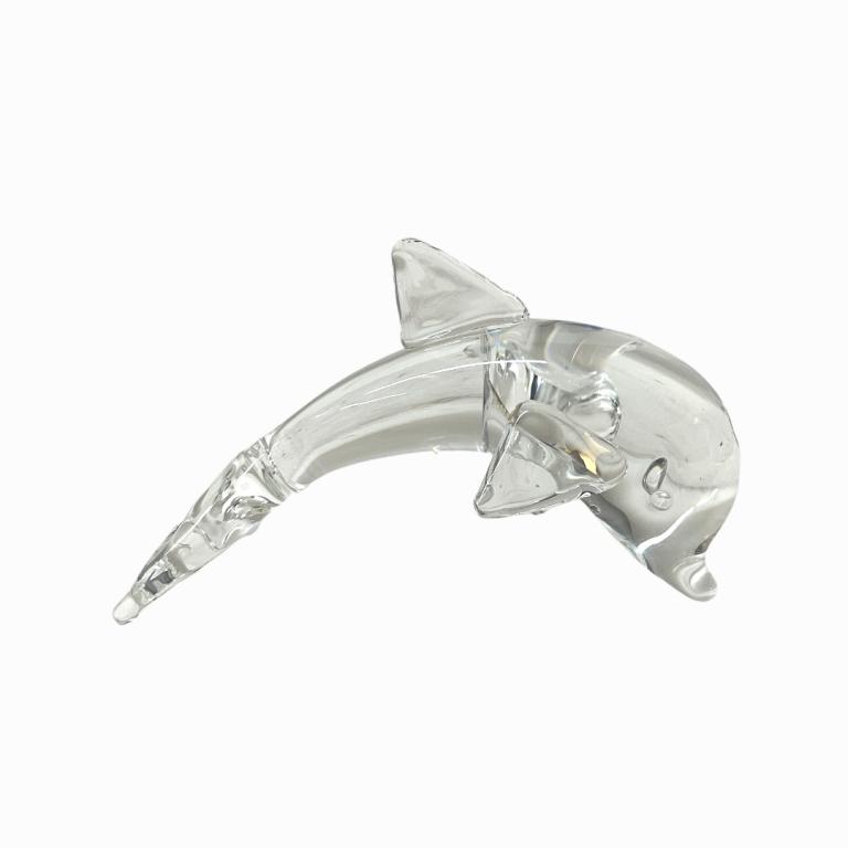 Vintage Steuben Art Glass Dolphin Figurine (1 of 4)