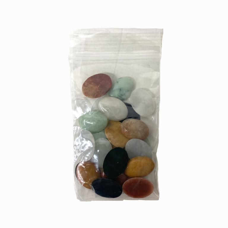 Assorted Burmese Jade Caboshons: Assorted Burmese Jade Caboshons