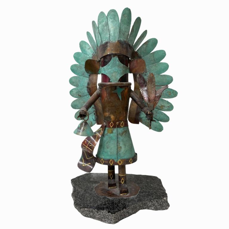 Dale Anderson Copper Eagle Kachina Sculpture (1 of 5)