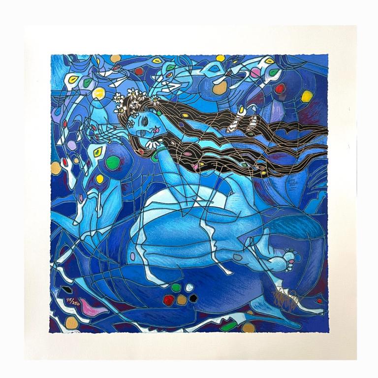 Jiang Tiefeng "Sweet Lady Suite" (Blue State) (1 of 3)