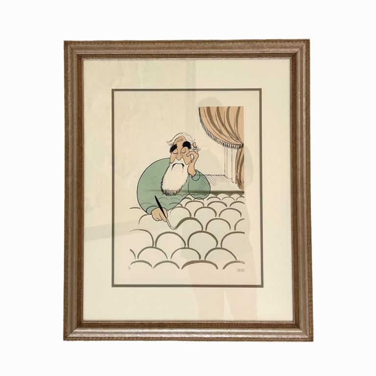 Al Hirschfeld "Self Portrait at 90" Lithograph (1 of 5)