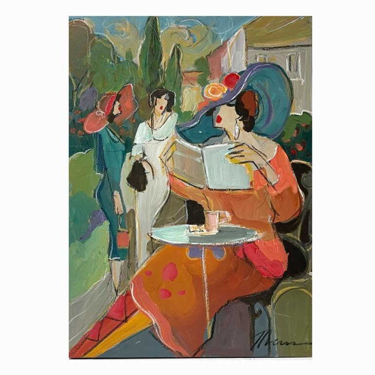 Isaac Maimon "Untitled": Isaac Maimon "Untitled" Signed. Measures 23.5 inches high x 16 inches wide in a 2 inch frame.