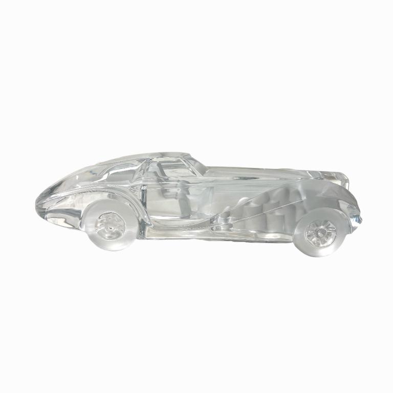 Vintage Daum Crystal Coupe Riviera Car Sculpture (1 of 5)