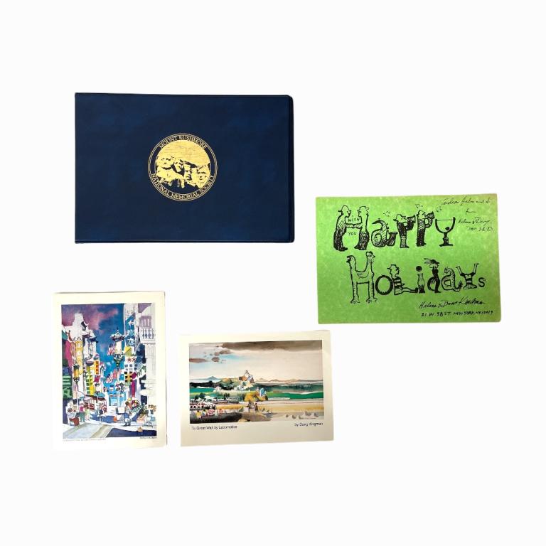 Dong Kingman Original Drawings and Mount Rushmore Book (1 of 9)