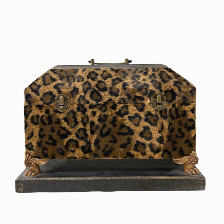 Vintage Cheetah Print Jewelry Box (1 of 3)
