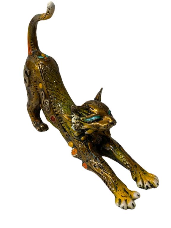 Nano Lopez Bronze Cat Statue (1 of 5)