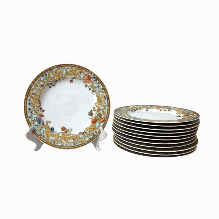 Versace Butterfly Garden Dinner Plates Set Of 12 (1 of 4)