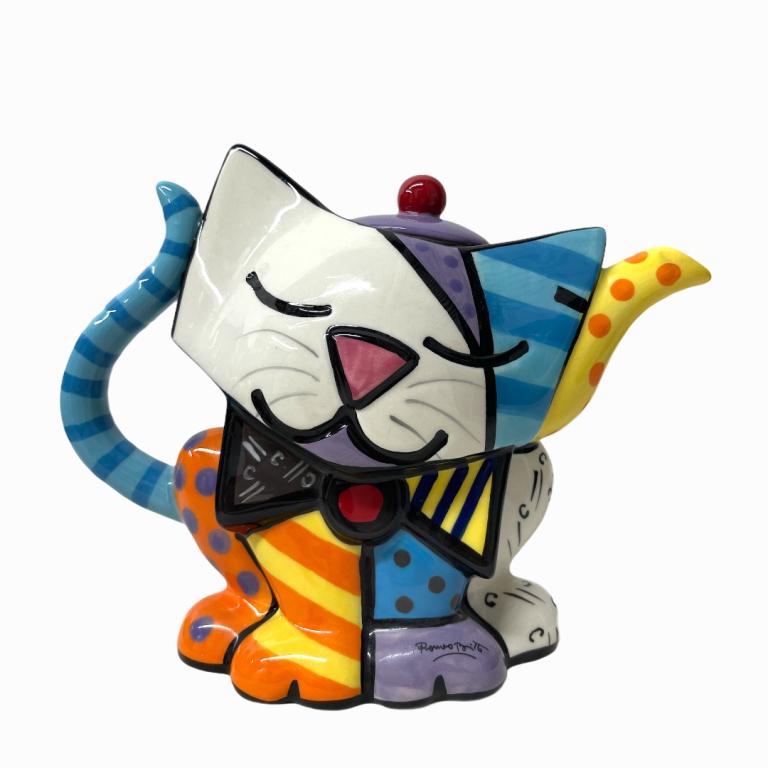 Romero Britto "Happy Cat" Teapot (1 of 6)