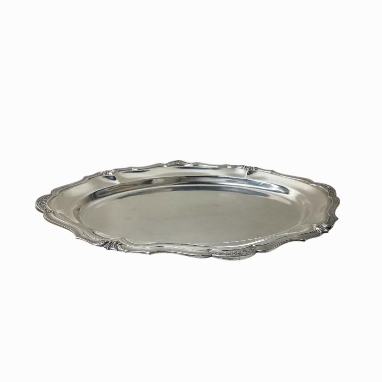 Peruvian Camusso Sterling Silver Serving Tray. Marked (1 of 4)