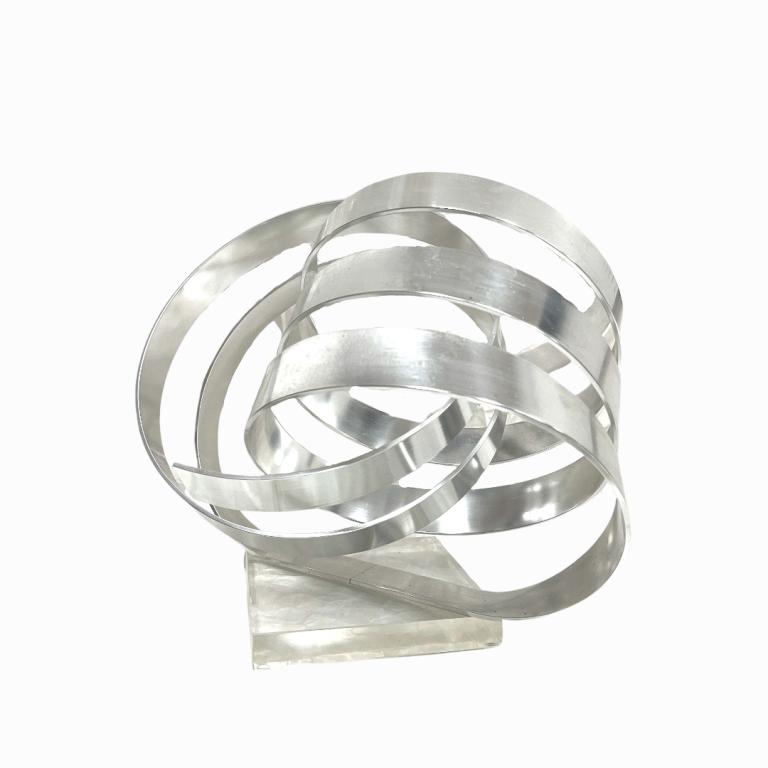 1983 Dan Murphy Abstract Metal Sculpture. Measures (1 of 2)