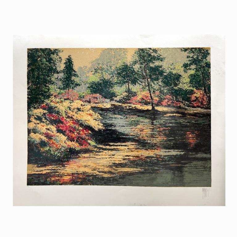 Mark King "Fragrant Morning" . Signed. Serigraph. (1 of 4)