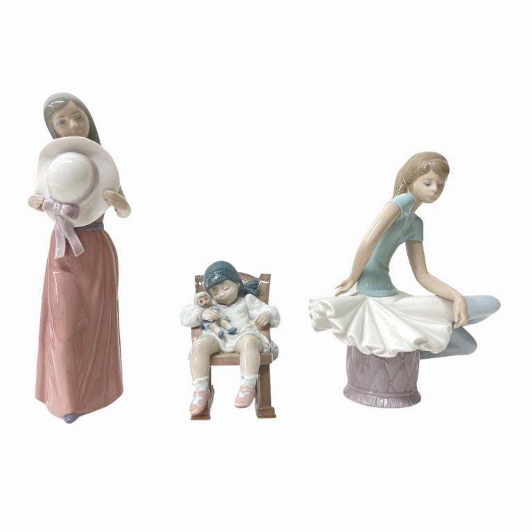 Set of Lladro Children Figures. Depicting a small girl (1 of 5)