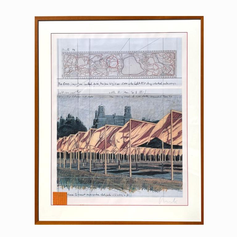 Christo & Jeanne Claude "The Gates" Signed. Project (1 of 5)