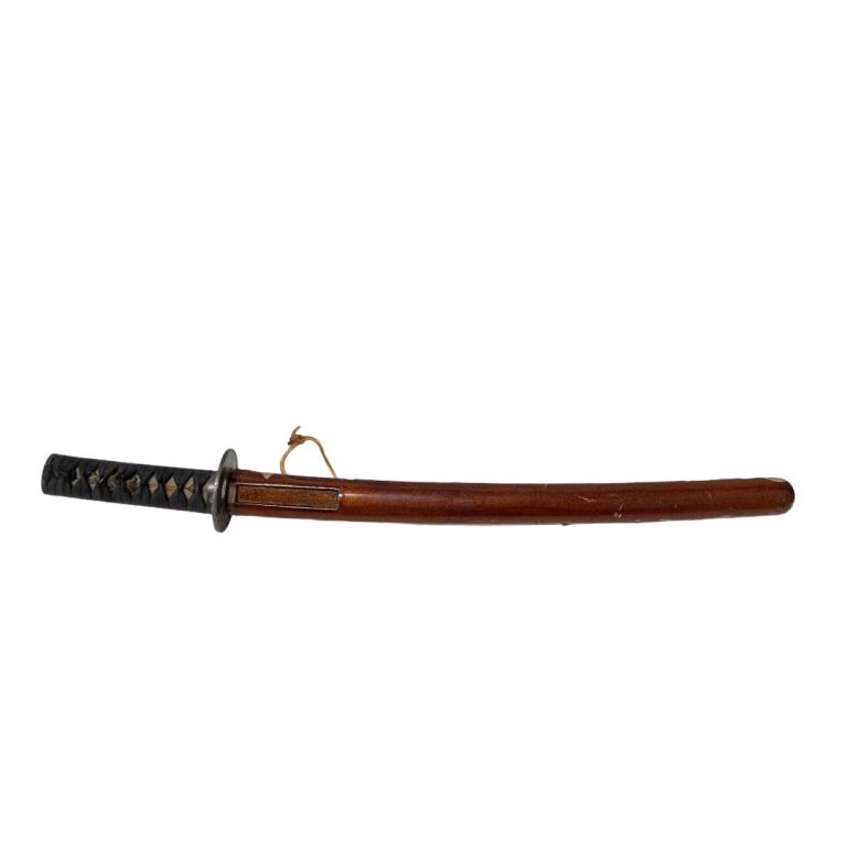 Possibly Japanese Wakizashi Sword. Blade Measures 17.5 (1 of 5)