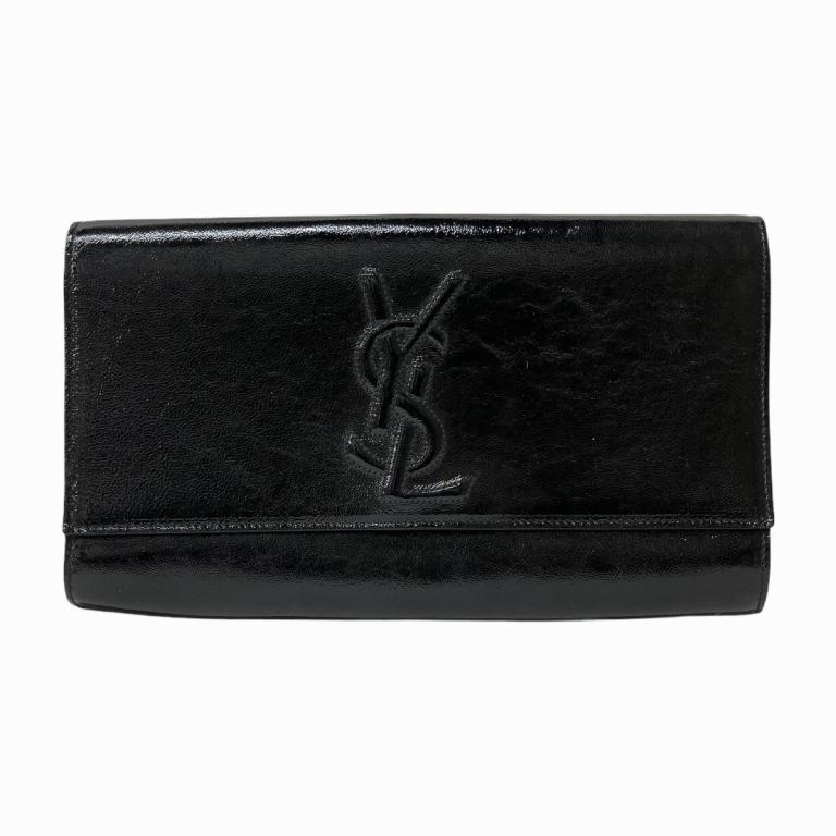 Yves Saint Laurent Patent Belle du Jour Clutch (1 of 6)