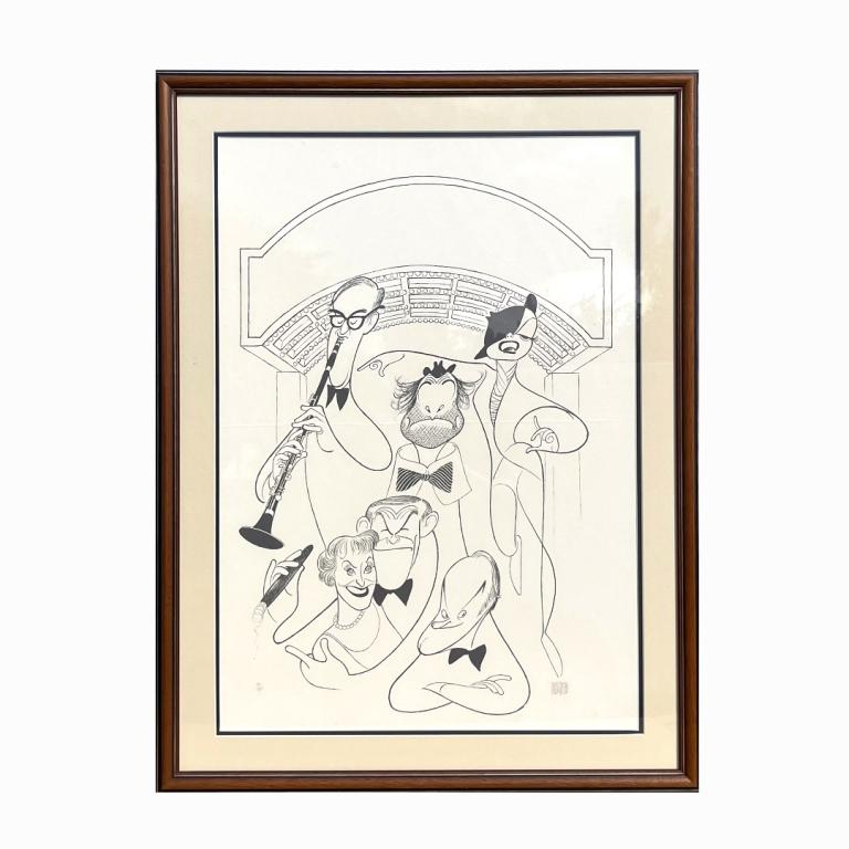 Al Hirschfeld "Benny Goodman" (1 of 5)