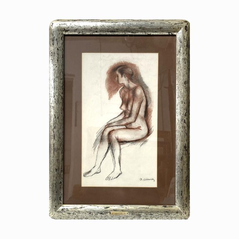 Artist Unknown "Pose Study" (1 of 5)