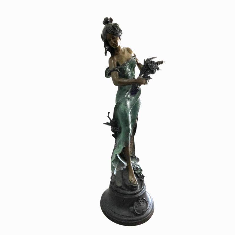 August Moreau, "Reine Des Pres" Bronze Sculpture (1 of 6)