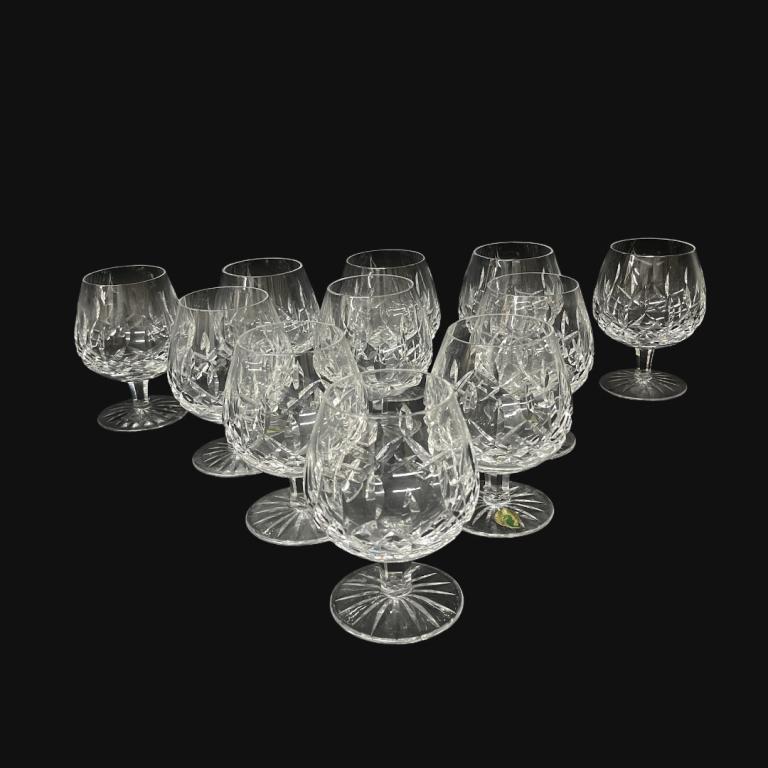 (11) Eleven Waterford brandy glasses (1 of 4)