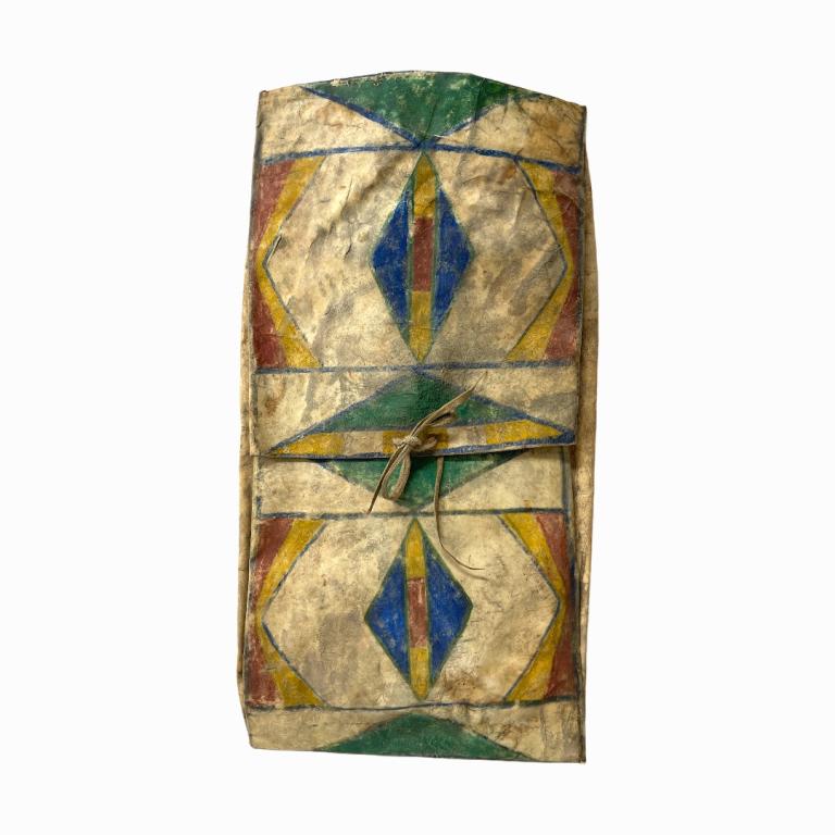 19th Century Hard Raw Hide Parfleche (1880-1910) (1 of 4)