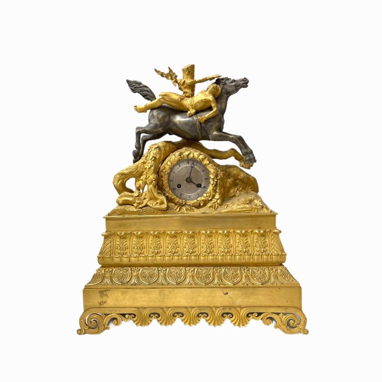 Antique French Bronze Mantel Clock (1 of 5)