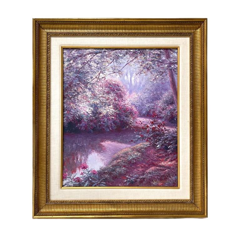 Henry Peeters (Chinese) "Landscape" Oil on Canvas: Henry Peeters (Chinese)"Landscape" Oil on Canvas. Measures 24 inches high x 19.5 inches wide in a 3 inch frame. Overall Piece measures 33 inches high x 29.5 inches wide.