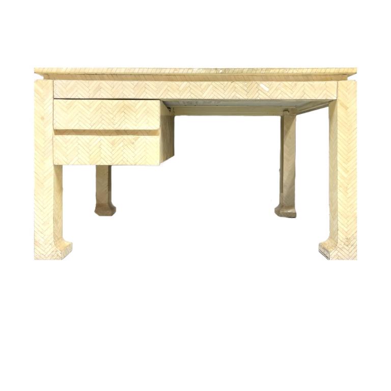 Possibly Karl Springer Tiled Desk (1 of 5)