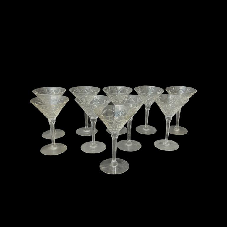 (10) Crystal Glasses (1 of 3)