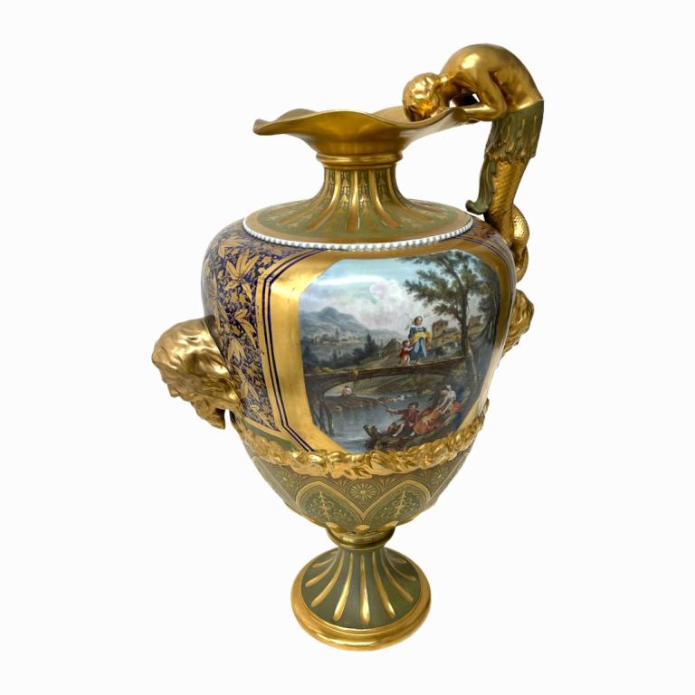 Large French Empire Porcelain Handled Urn. (1 of 8)