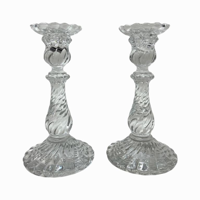 Baccarat Candlesticks (1 of 3)