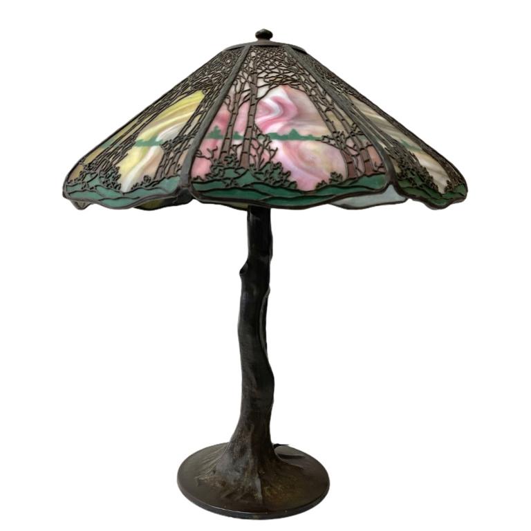 Signed Handel Table Lamp (1 of 3)